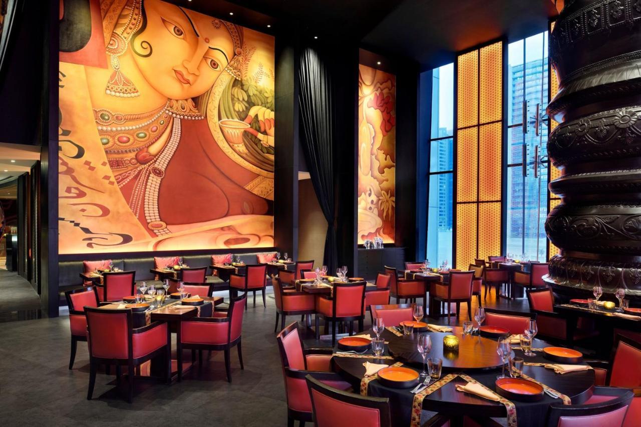 Jw Marriott Marquis Hotel Dubai Exterior foto The interior of the restaurant