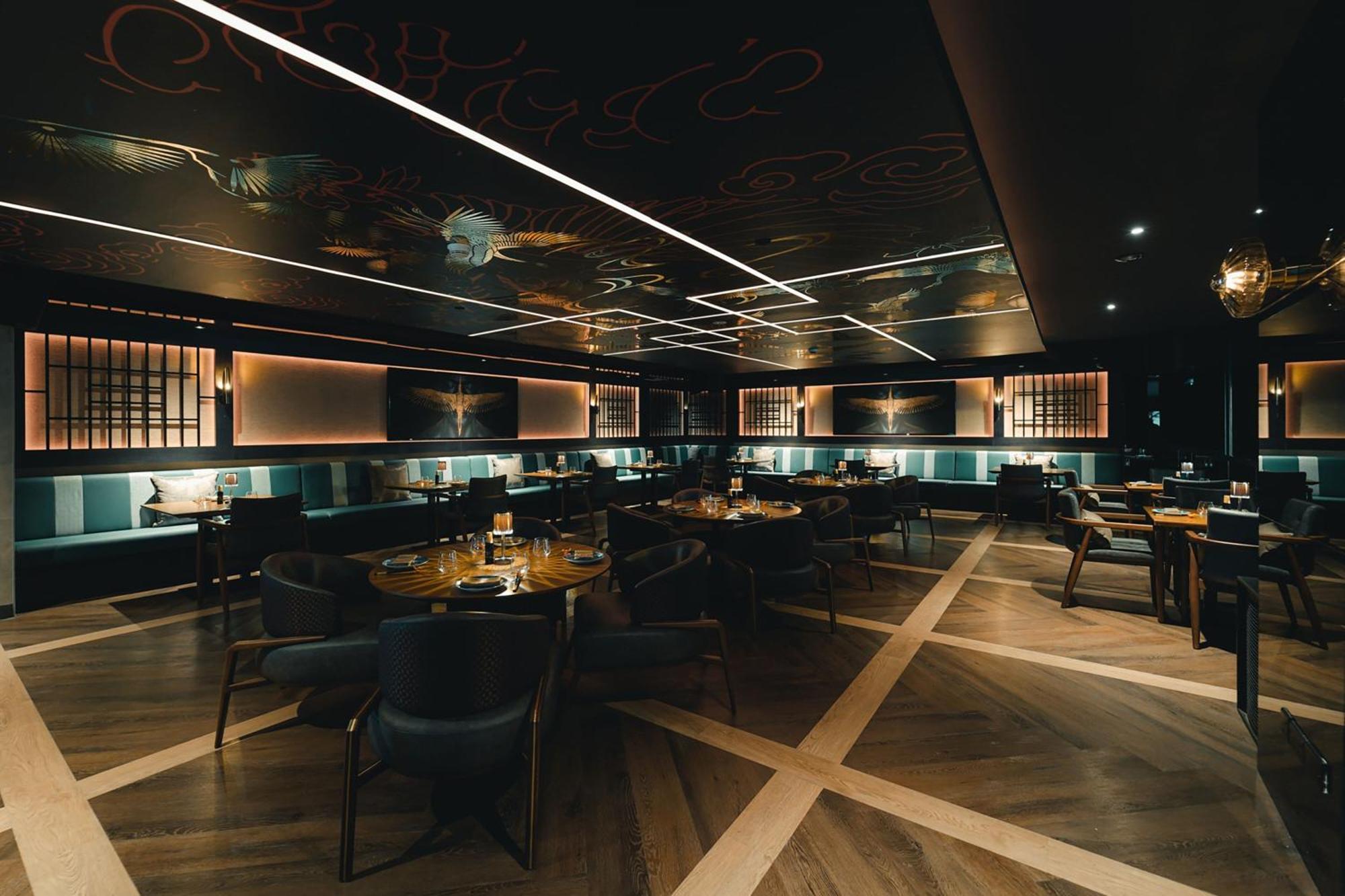 Jw Marriott Marquis Hotel Dubai Exterior foto The interior of the restaurant
